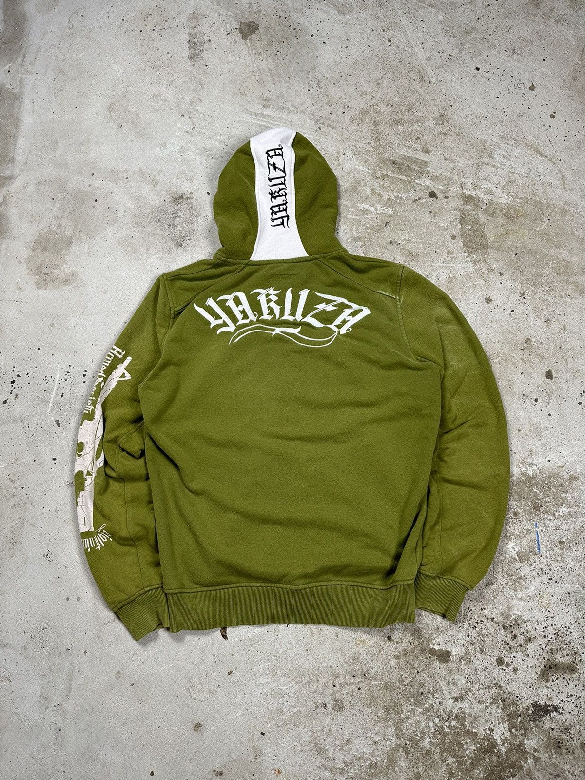 Japanese Brand ‼️ Vintage y2k Yakuza Hoodie Embroidery Logo Sweatshirt Size US XL / EU 56 / 4 - 2 Thumbnail