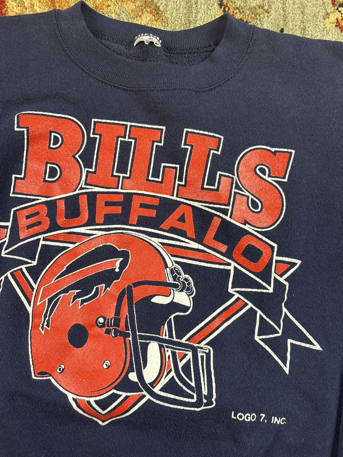 NFL Vintage 80s Buffalo Bills crewneck sweatshirt Size US L / EU 52-54 / 3 - 4 Thumbnail