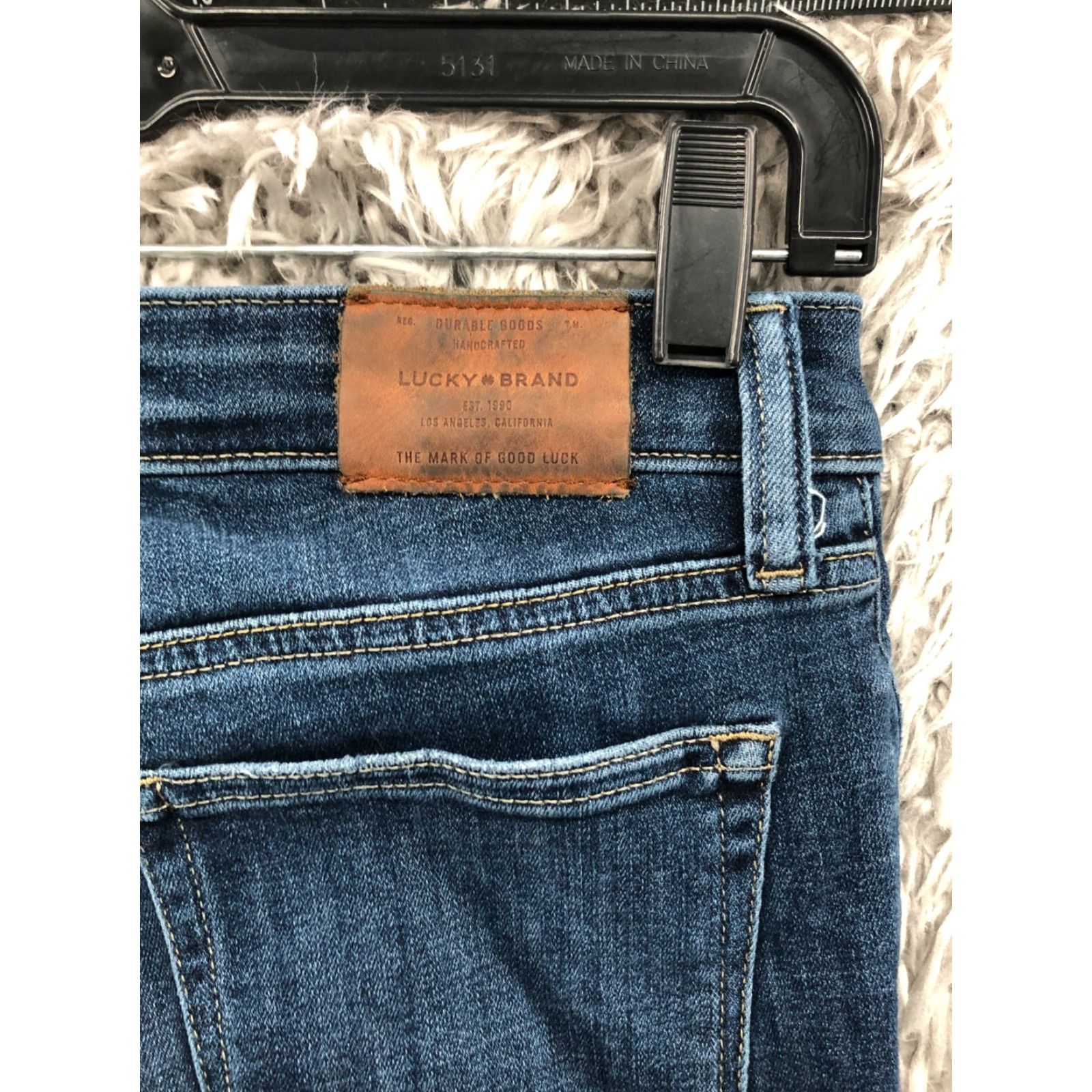 Lucky Brand Lucky Brand Lolita Skinny Jeans Size 0 Womens Mid Rise Dark Wash Blue Denim Skinny Jeans Women Slim Fit 5-Pocket Denim Blue Size 25" / US 0 / IT 36 - 6 Thumbnail
