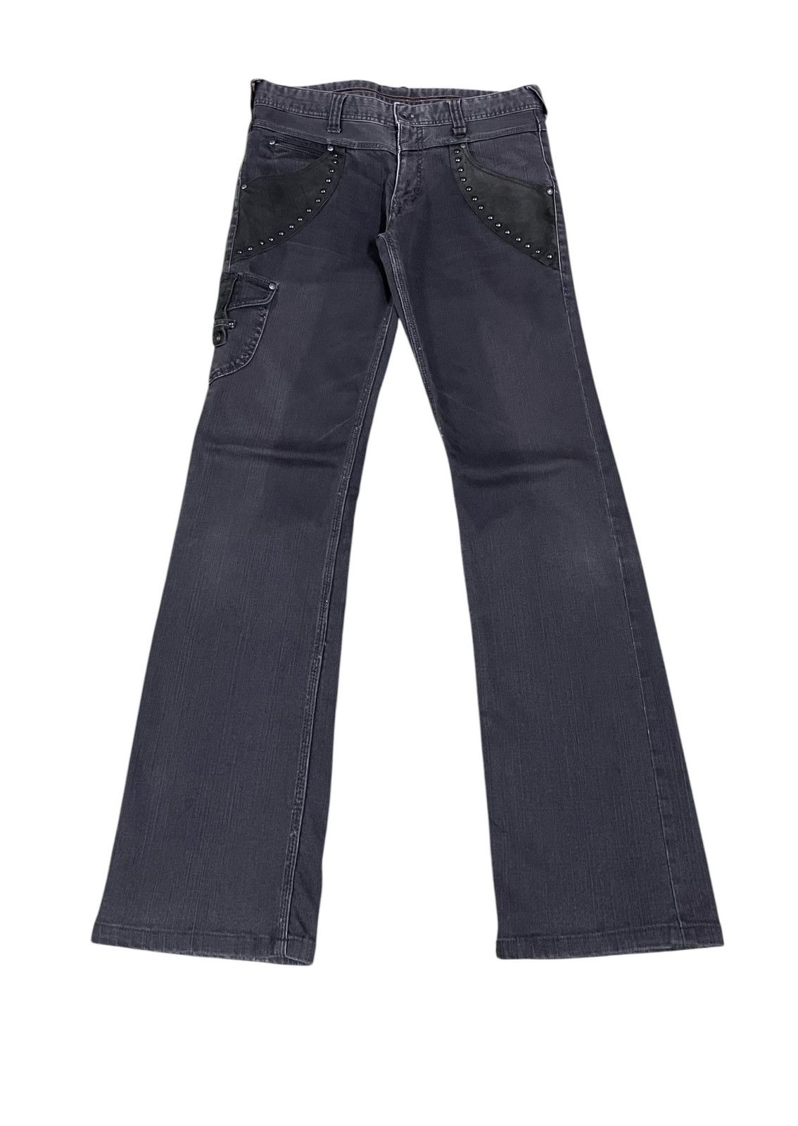 Nicole Club Rare Vintage Japanese Brand Nicole Club Flared Jeans 1990s Size US 34 / EU 50 - 1 Thumbnail