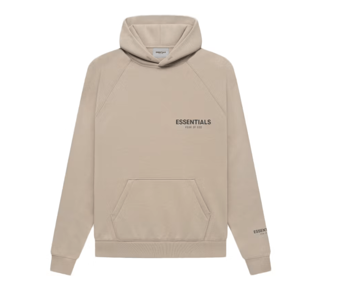 Fear of God Essentials Pullover Hoodie String/Tan (XXL)