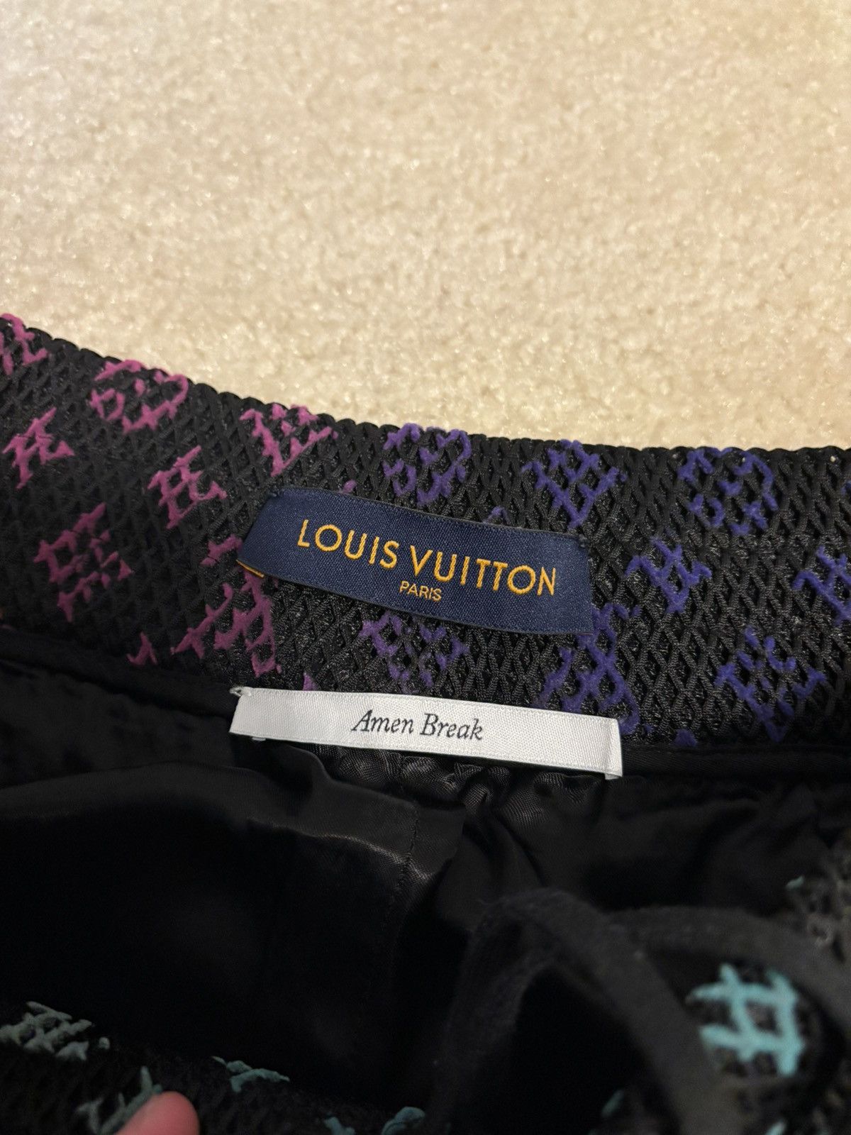 Louis Vuitton Louis Vuitton LV Monogram Multicolor Mesh Rainbow Shorts Size US 42 / EU 58 - 4 Thumbnail