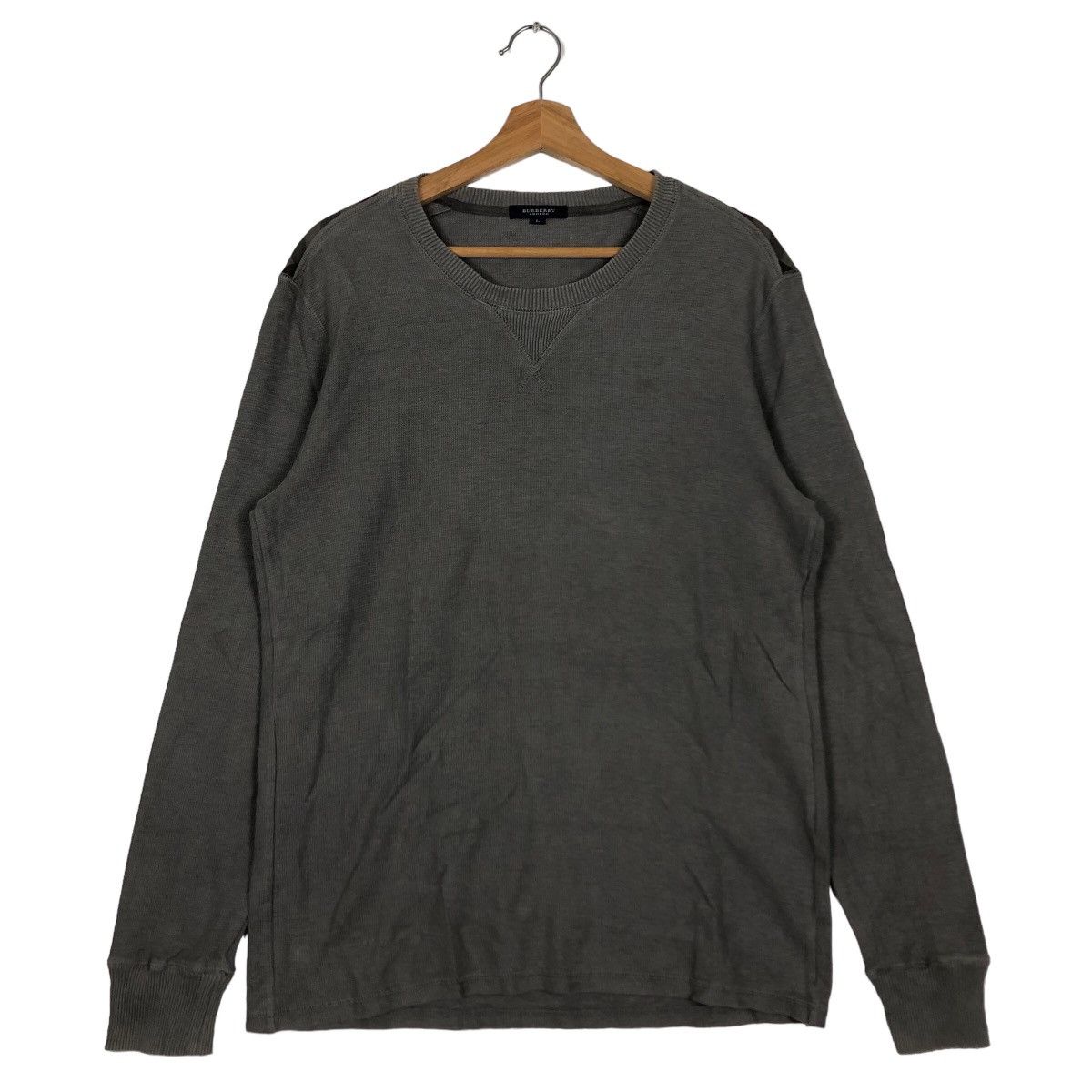 Burberry 🔥90’s Vintage Burberry London Long Sleeve Sweatshirt Size US M / EU 48-50 / 2 - 2 Thumbnail
