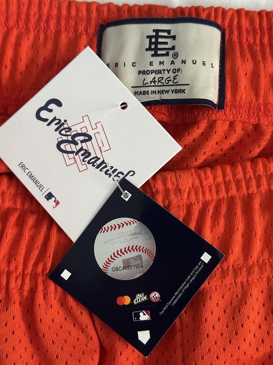 Eric Emanuel 2024 Eric Emanuel New York Mets Orange Shorts Size L Size US 34 / EU 50 - 4 Thumbnail