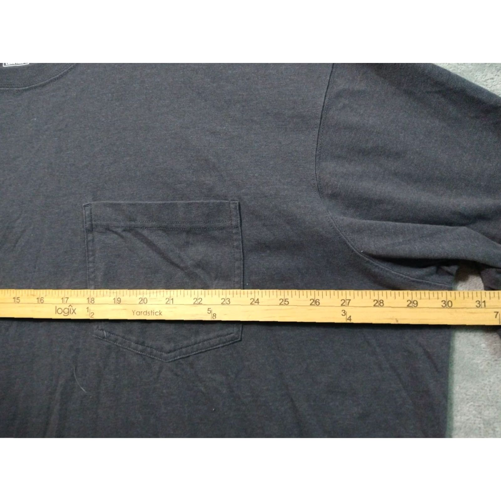 Duluth Trading Company Duluth Trading Shirt Mens 3XL Gray Longtail T Relaxed Fit Short Sleeve Crew Neck Shirt Size US XXL / EU 58 / 5 - 4 Thumbnail