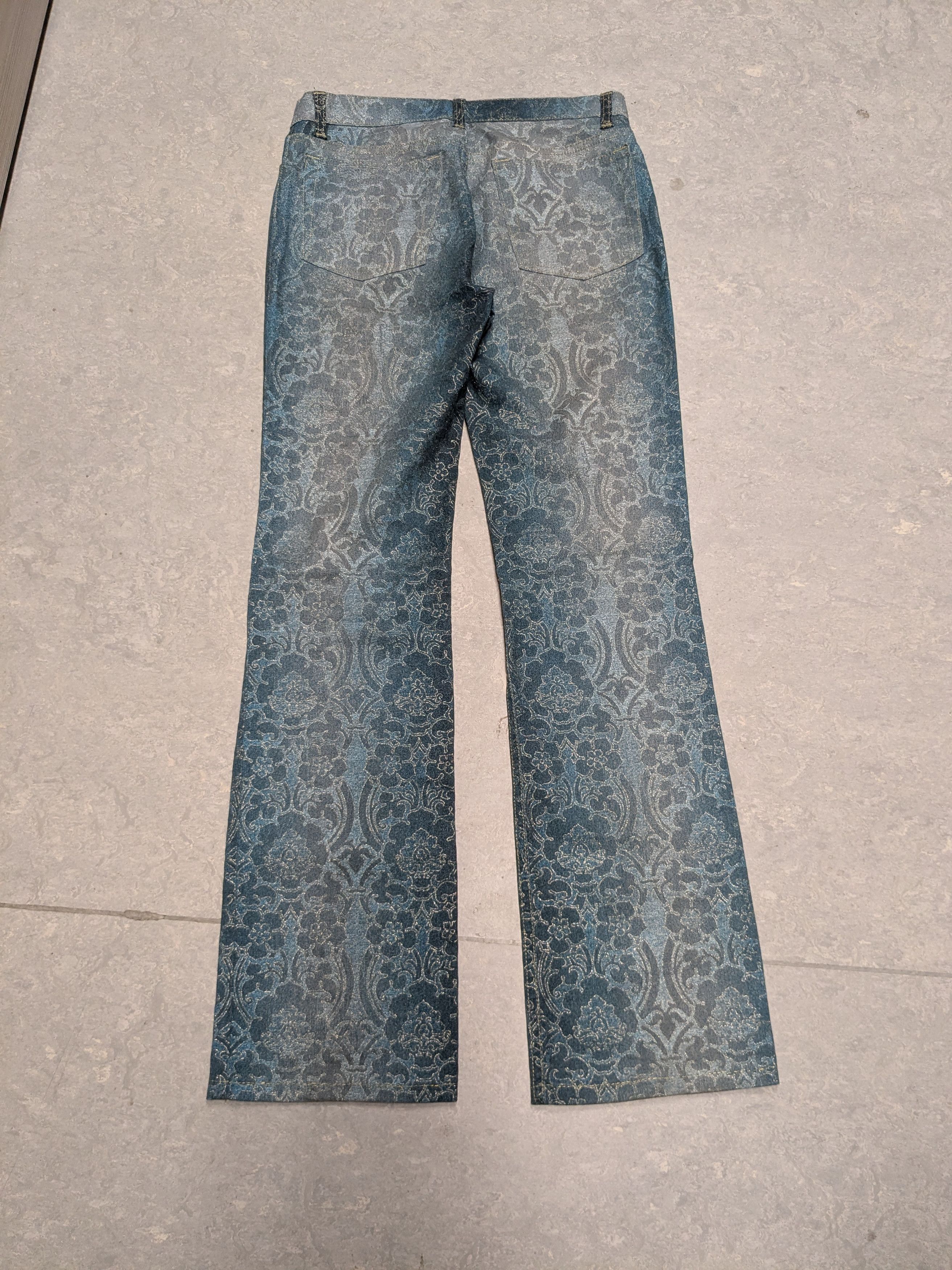 Roberto Cavalli Roberto Cavalli 2000s floral pattern jeans Size 28" / US 6 / IT 42 - 2 Thumbnail