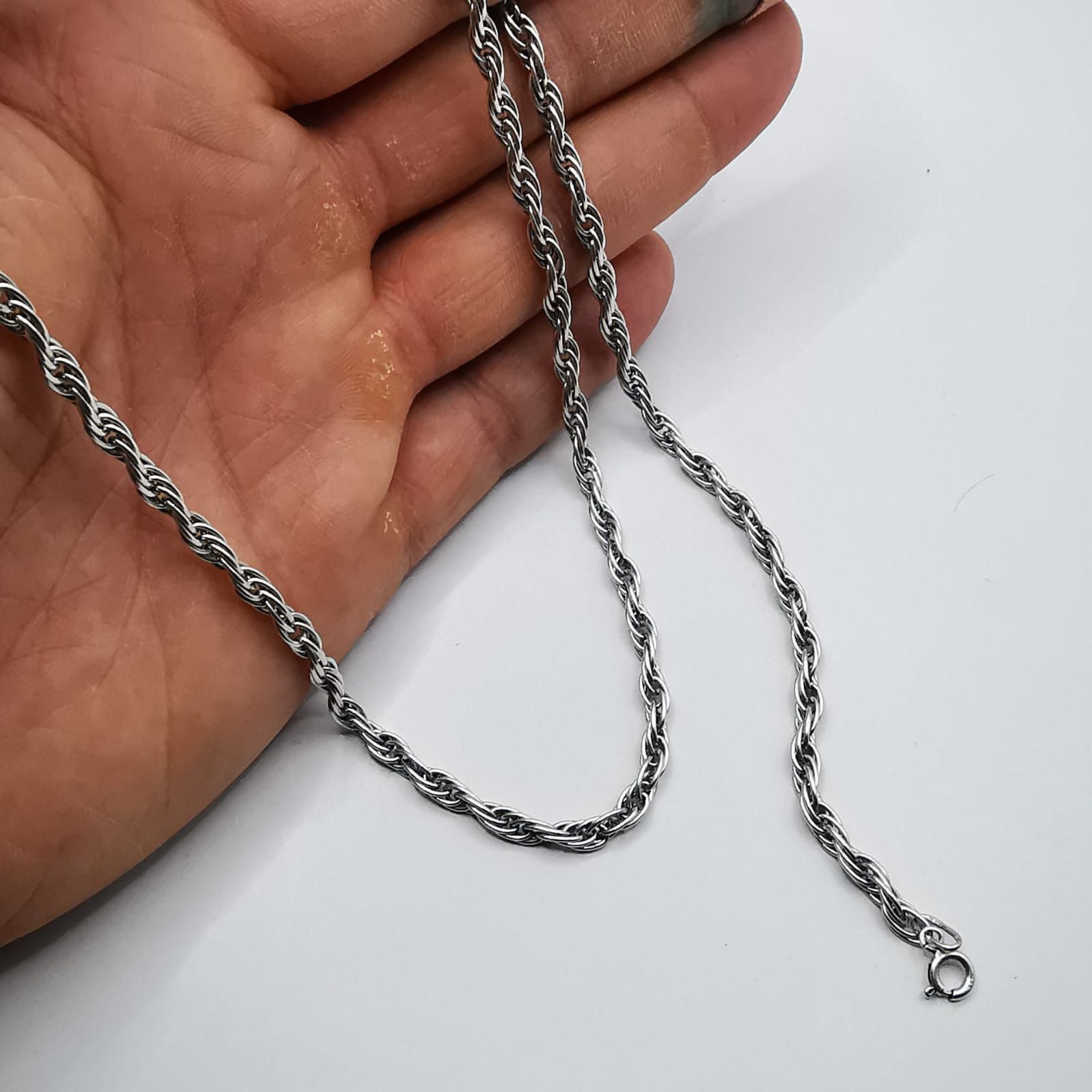 Vintage Vintage Fine necklace Chain, 875 Silver, Signed 20g Size ONE SIZE - 7 Thumbnail