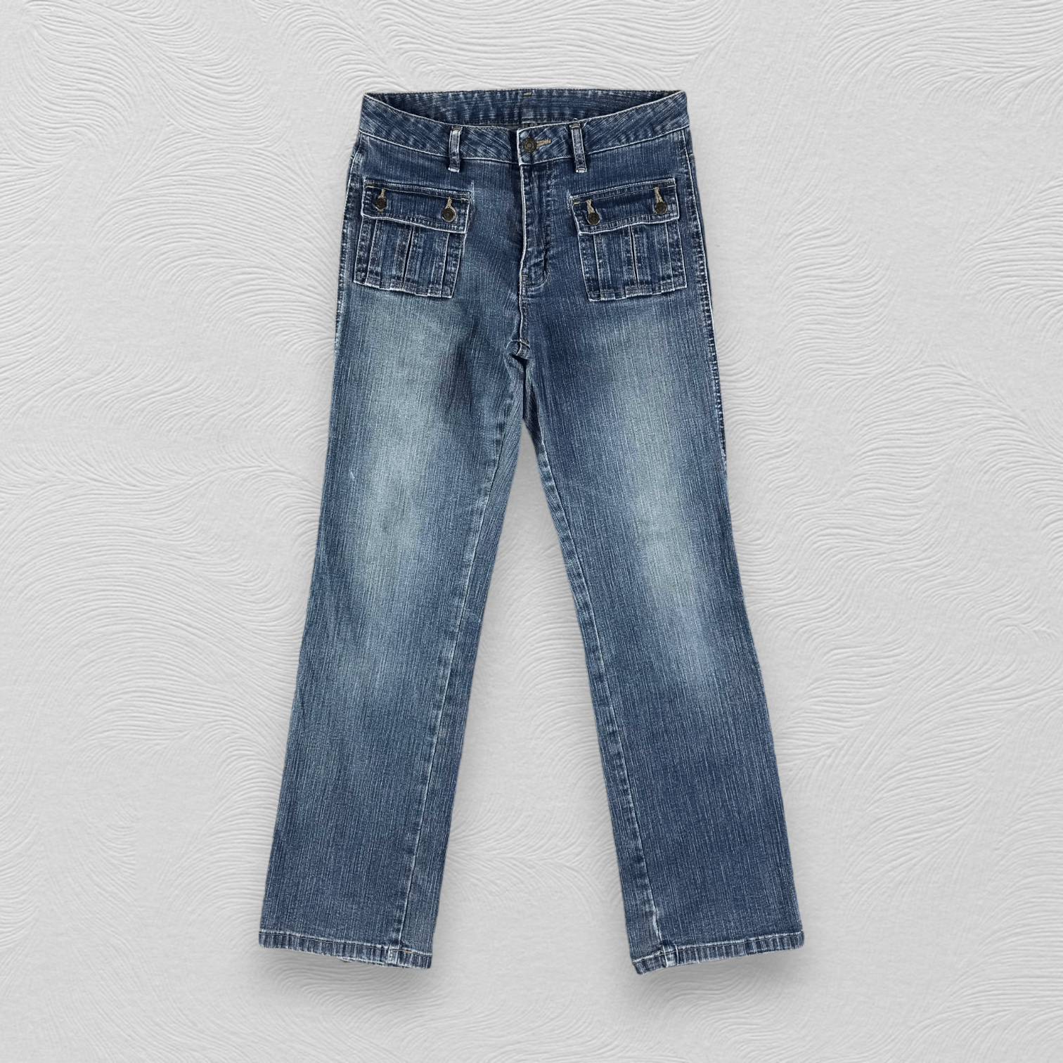 Japanese Brand Japanese Bush Pants Jeans Faded Blue Denim KJ1532 Size US 28 / EU 44 - 1 Thumbnail