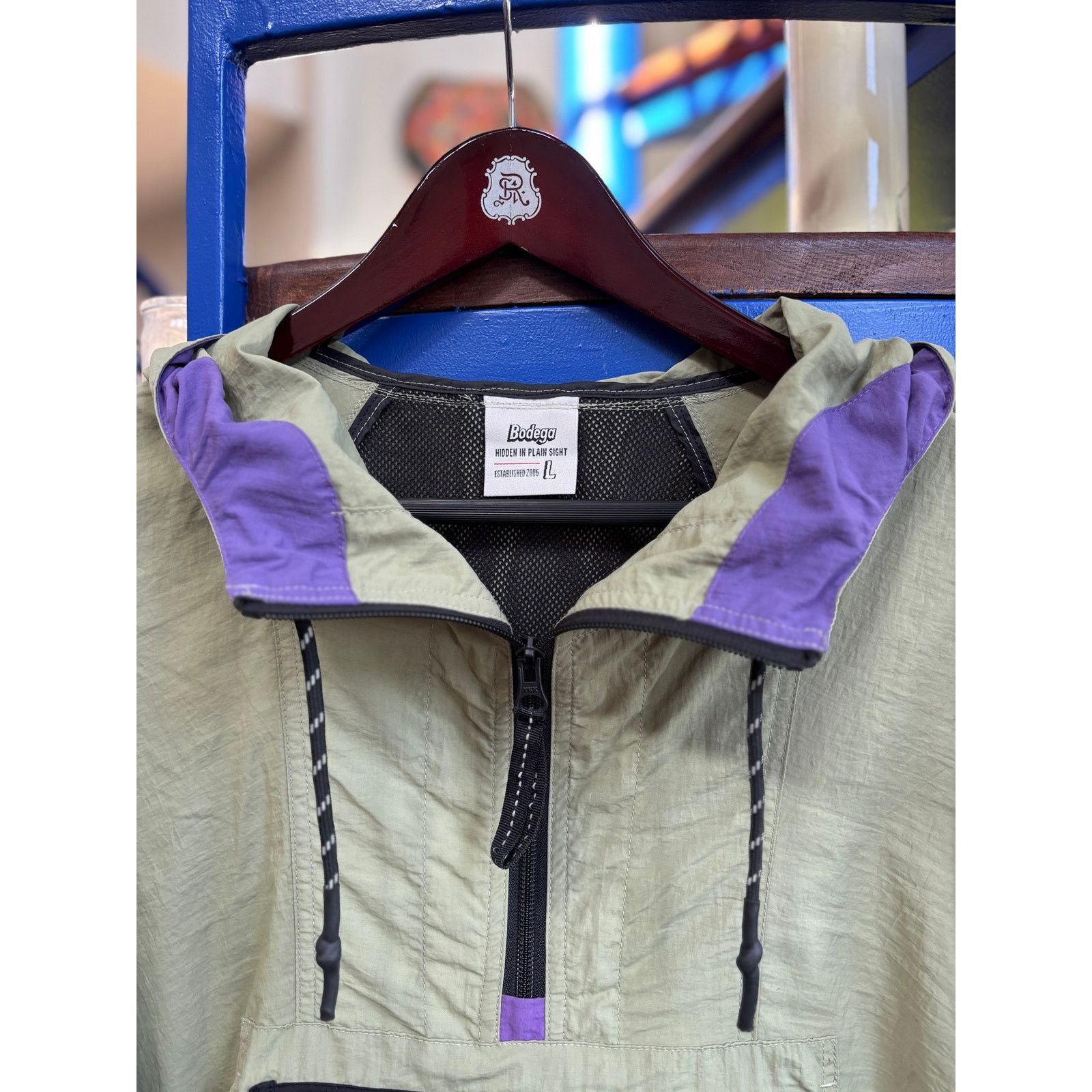 Bodega Bodega Colorblock Anorak Windbreaker (Size L) Size US L / EU 52-54 / 3 - 5 Thumbnail