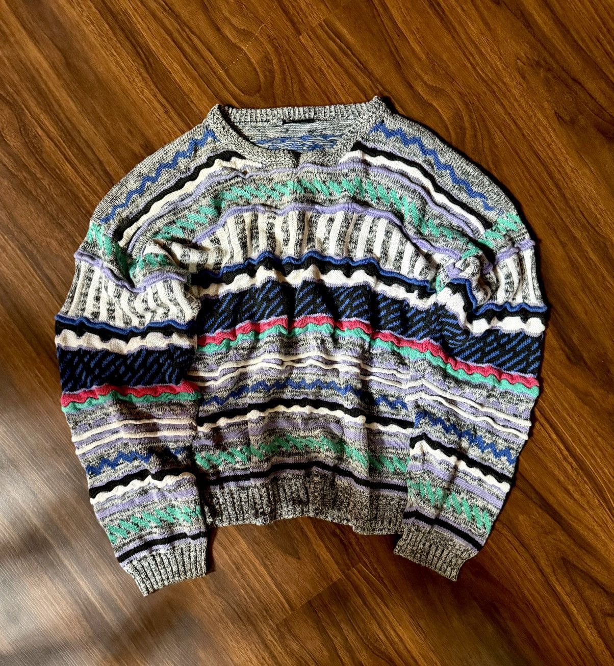 Coogi CRAZY RARE VINTAGE COOGI KNIT Size US XXL / EU 58 / 5 - 1 Thumbnail