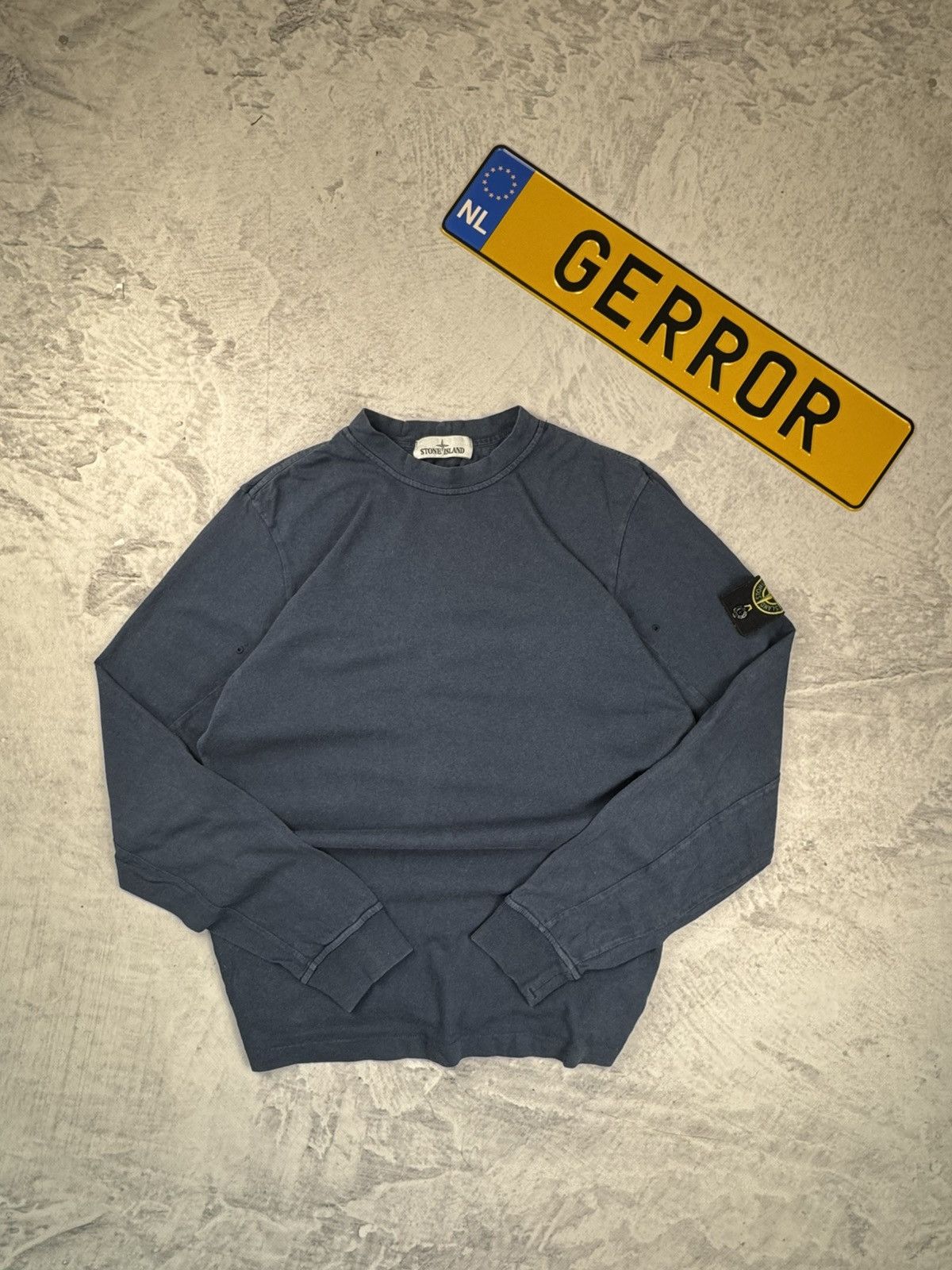 Stone Island × Vintage STONE ISLAND VINTAGE BASIC LOGO SWEATSHIRT Size US M / EU 48-50 / 2 - 2 Thumbnail