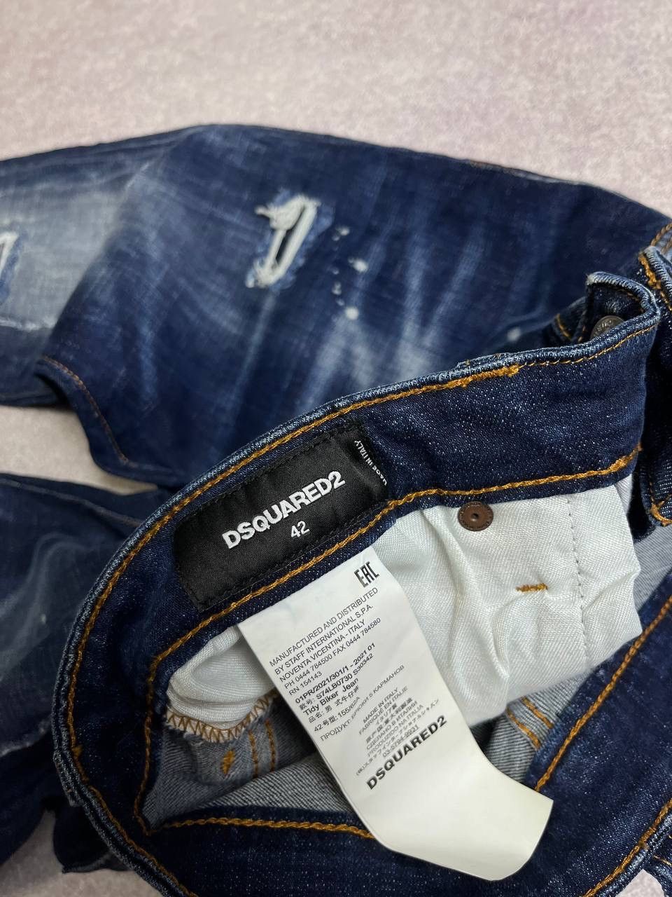 Dsquared2 Vintage Dsquared2 Patchwork Denim Pants Jeans 32 Size US 32 / EU 48 - 10 Thumbnail
