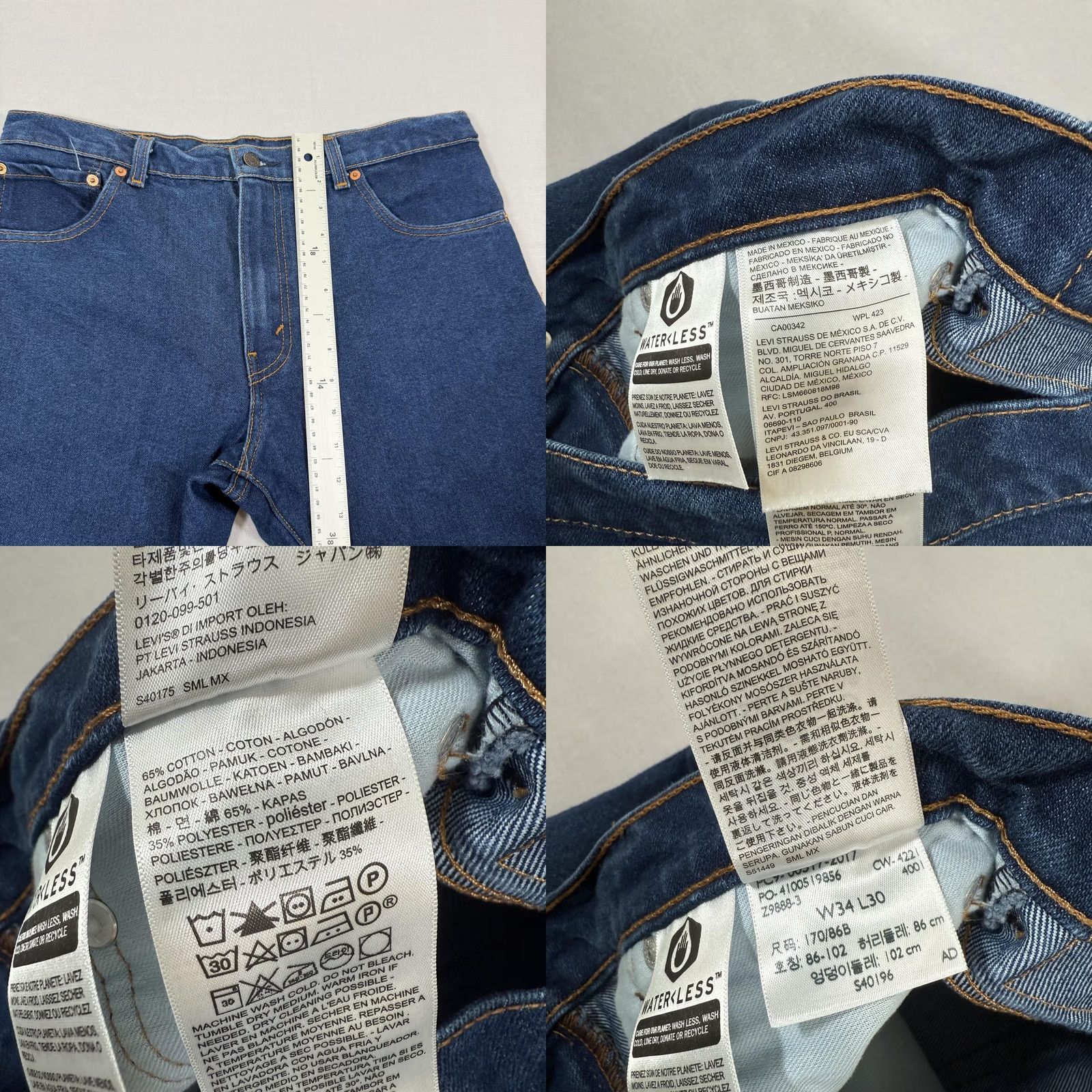 Levi's Levi's Jeans Mens 34x30 Blue 517 Bootcut Stretch Denim Cowboy Work Size US 34 / EU 50 - 8 Thumbnail