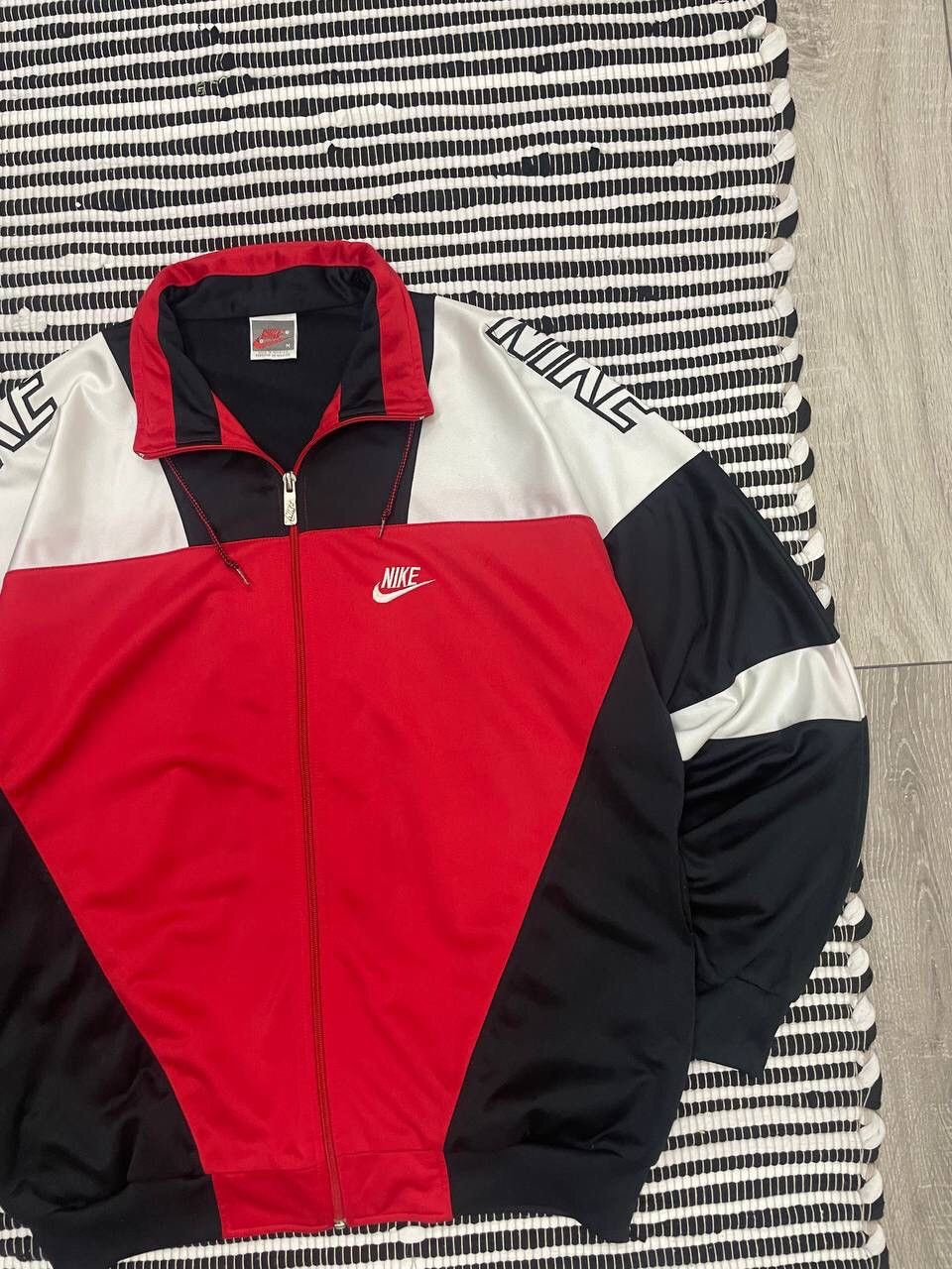 Japanese Brand × Nike × Vintage Vintage 80s Nike Zip Up Track Jacket Y2K Size US M / EU 48-50 / 2 - 3 Thumbnail