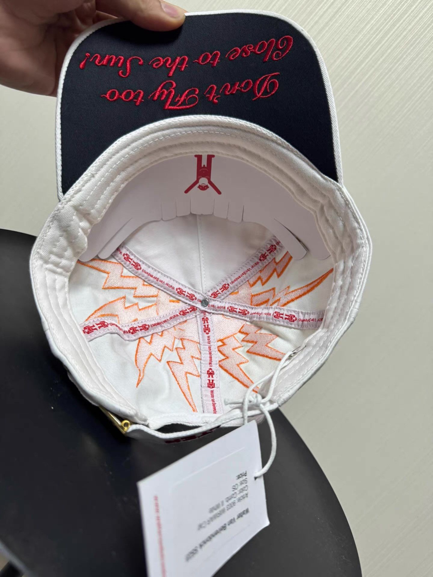 Walter Van Beirendonck WALTER VAN BEIRENDONCK Lightning Bolt Hat Q8 Size ONE SIZE - 4 Thumbnail