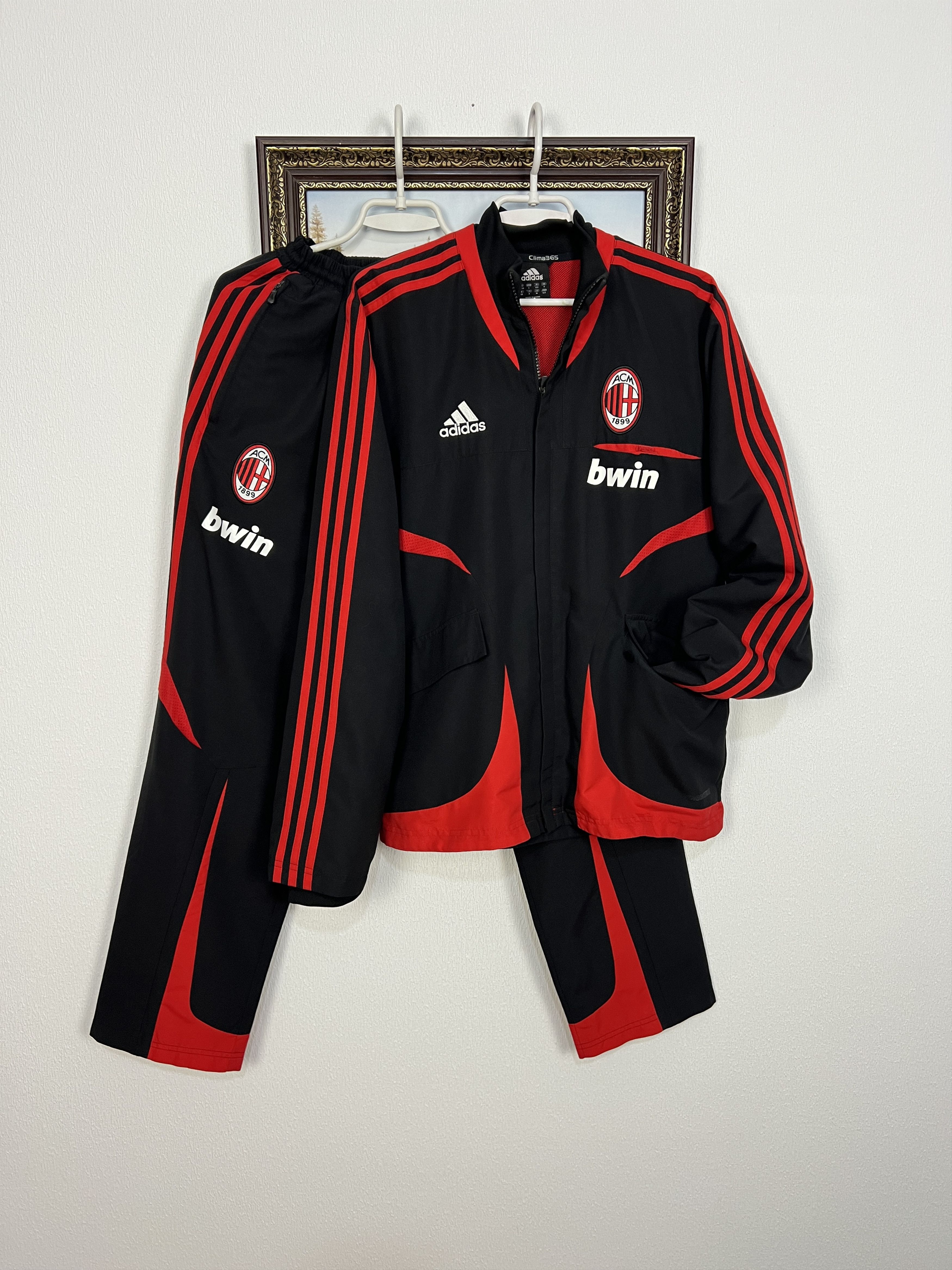 Adidas × Vintage Adidas 2006 AC Milan Blokecore Tracksuit Jacket