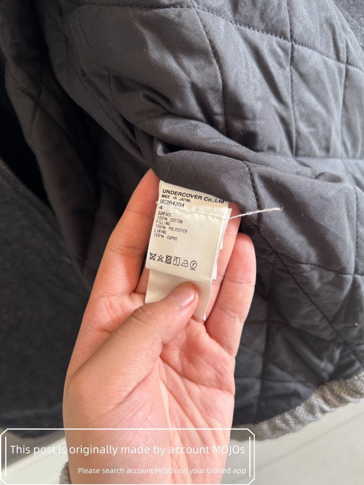 Undercover Sz 3 Undercover 22AW Psycho Ghost Hand Denim Padded Jacket Size US L / EU 52-54 / 3 - 6 Thumbnail