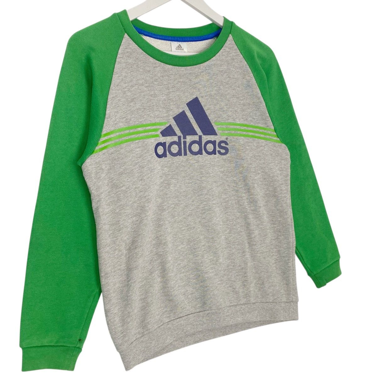 Vintage Vintage Adidas Crewneck Sweatshirt Green Pullover Jumper S Size US S / EU 44-46 / 1 - 3 Thumbnail