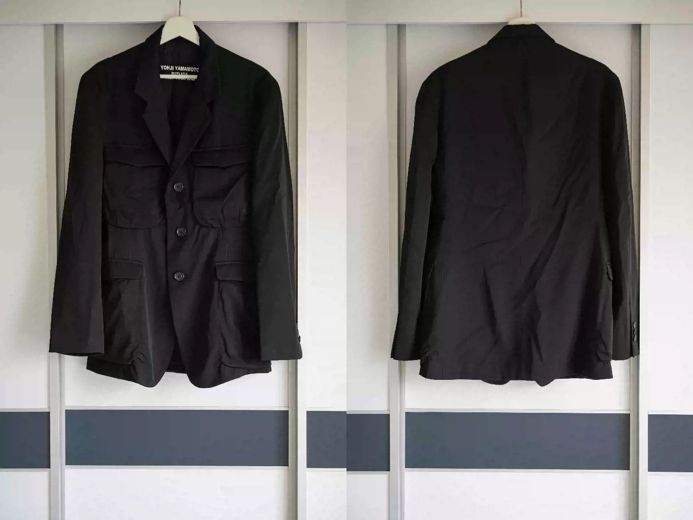 Yohji Yamamoto Yohji Yamamoto 17aw Replica Multi-pocket Blazer-2505 Size US 34 / EU 50 - 2 Thumbnail