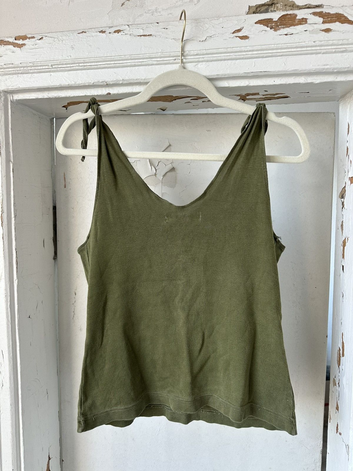 Beauty Beast × If Six Was Nine × Vintage Vintage Khaki Printed Top Size L / US 10 / IT 46 - 4 Thumbnail