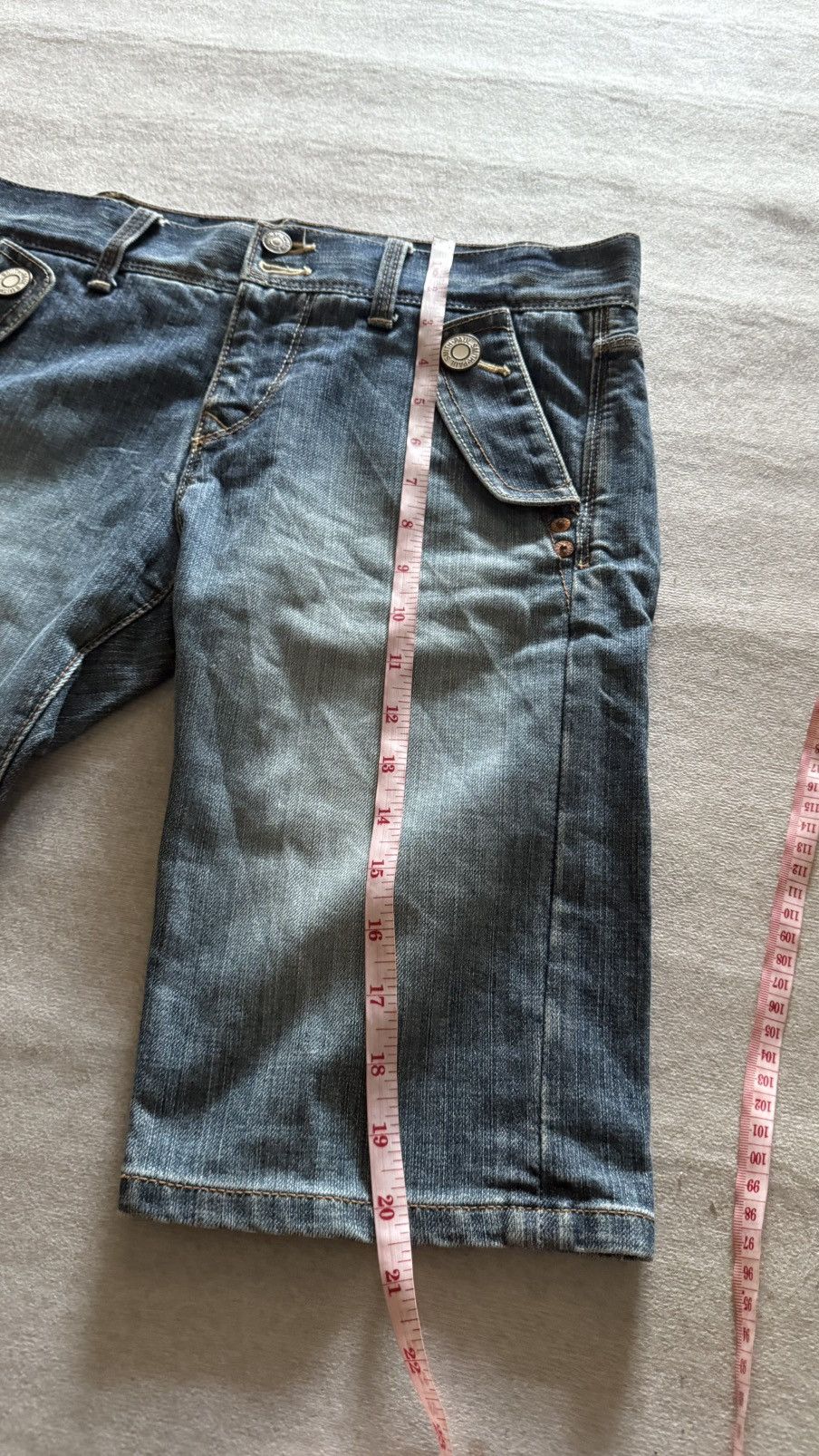 Paul Smith Paul Smith Pink Denim Shorts by Onward Kashiyama Japan Size 30" / US 8 / IT 44 - 17 Thumbnail