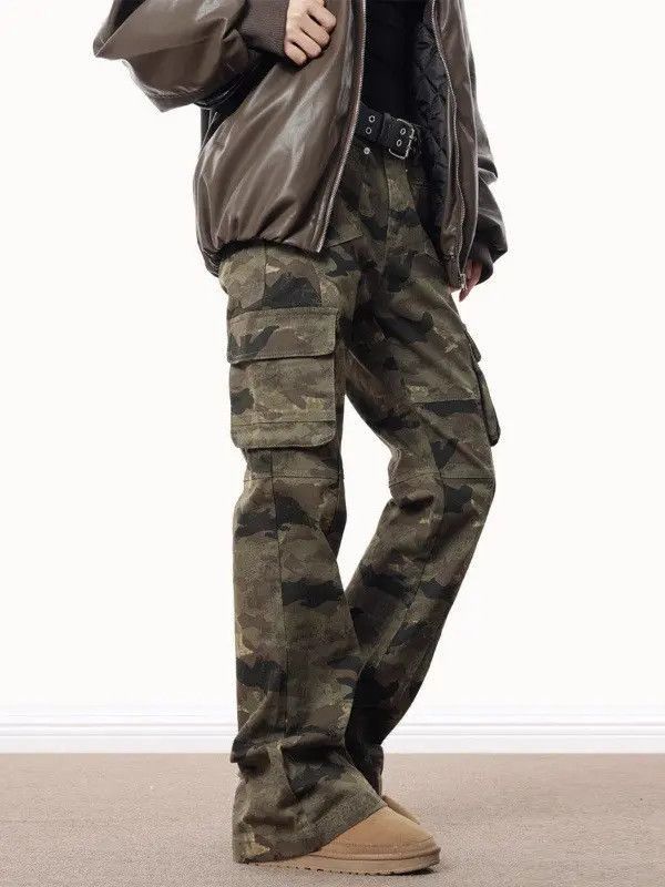 Japanese Brand Retro camouflage pocket jeans Size US 32 / EU 48 - 2 Thumbnail