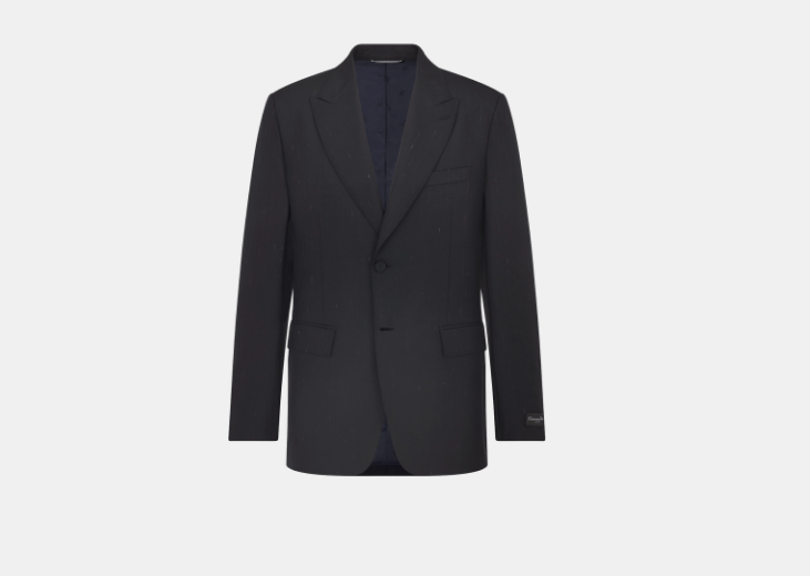 Dior o1w1db10525 393C20 Classic Jacket in Navy Blue Size US S / EU 44-46 / 1 - 1 Thumbnail