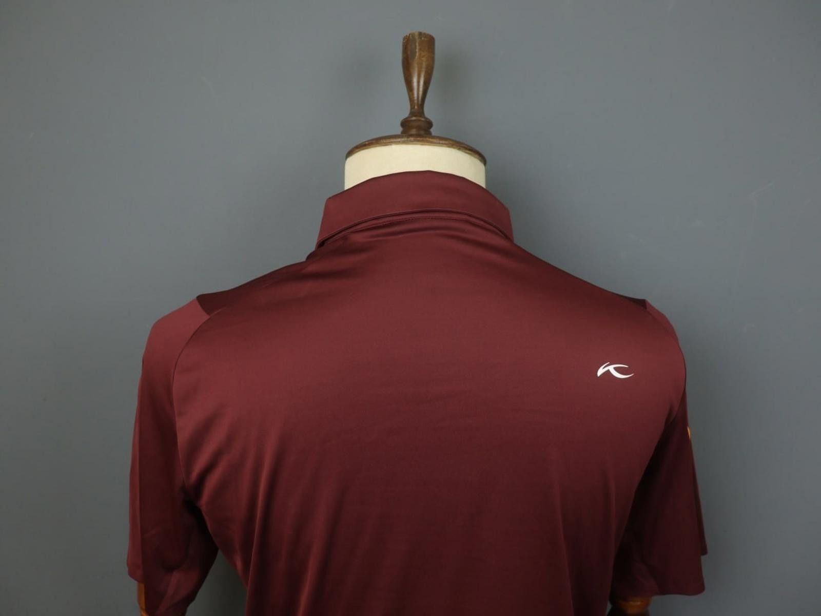 KJUS KJUS Burgundy Collared Popover Polo Shirt Size 52 Size US M / EU 48-50 / 2 - 5 Thumbnail