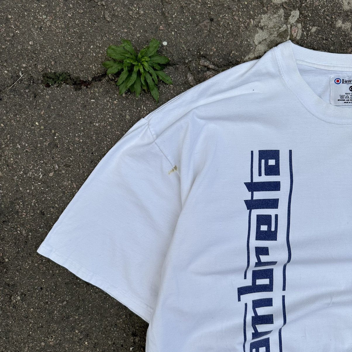 Lambretta × Vintage Vintage T-shirts Lambrella Big Logo Y2K Style USA 00s Size US XXL / EU 58 / 5 - 3 Thumbnail
