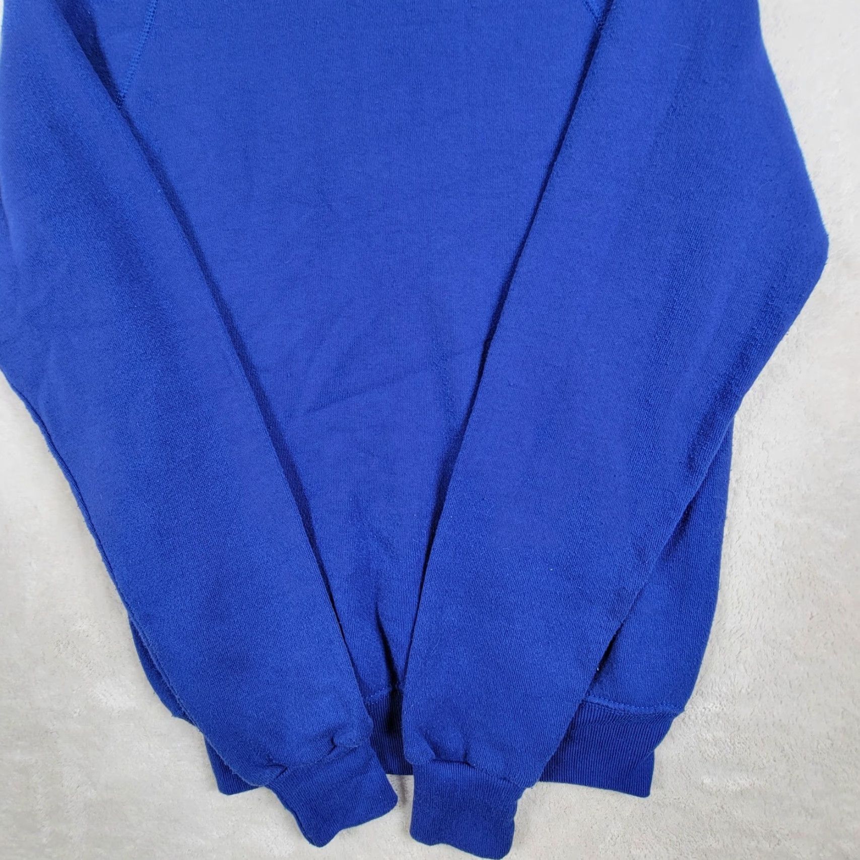 Lee VINTAGE LEE Sweatshirt Women's Medium Blue Cotton Blend Pullover Long Sleeve Monkeys Embroidered Crew Neck Casual Size M / US 6-8 / IT 42-44 - 4 Thumbnail