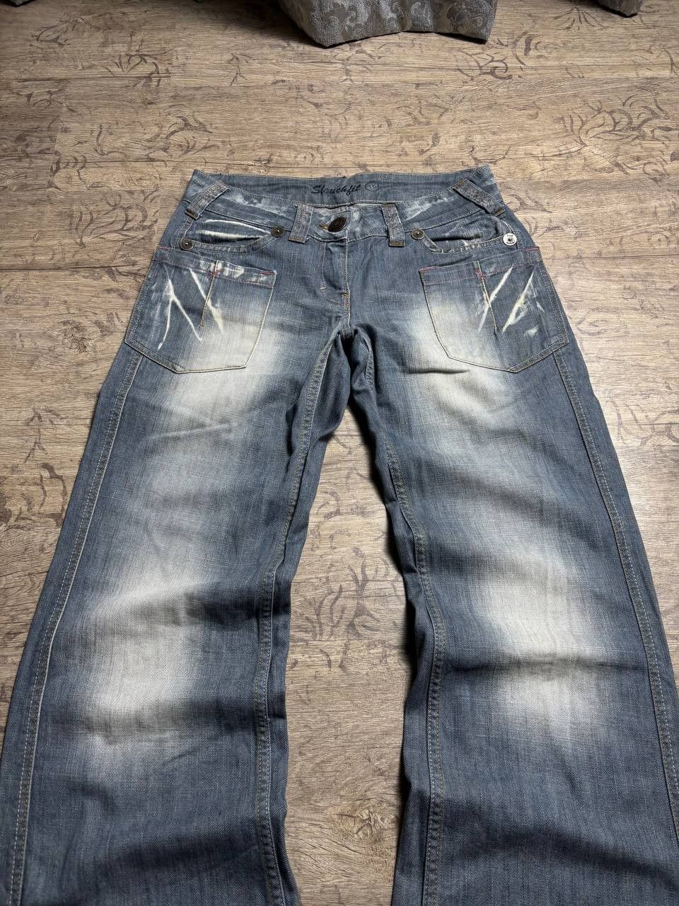 GOSTAR DE FUGA 2000's Flare GOA LGB type! Y2K Japan Denim Jeans Size US 31 - 6 Thumbnail