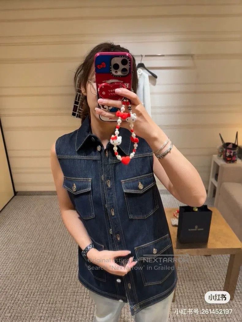 Chanel Chanel 25C denim vest jacket Size XXS / US 00 / IT 34 - 6 Thumbnail