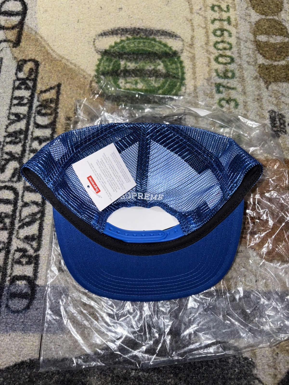 Supreme Supreme Pins Mesh Back 5-Panel Blue Size ONE SIZE - 3 Thumbnail