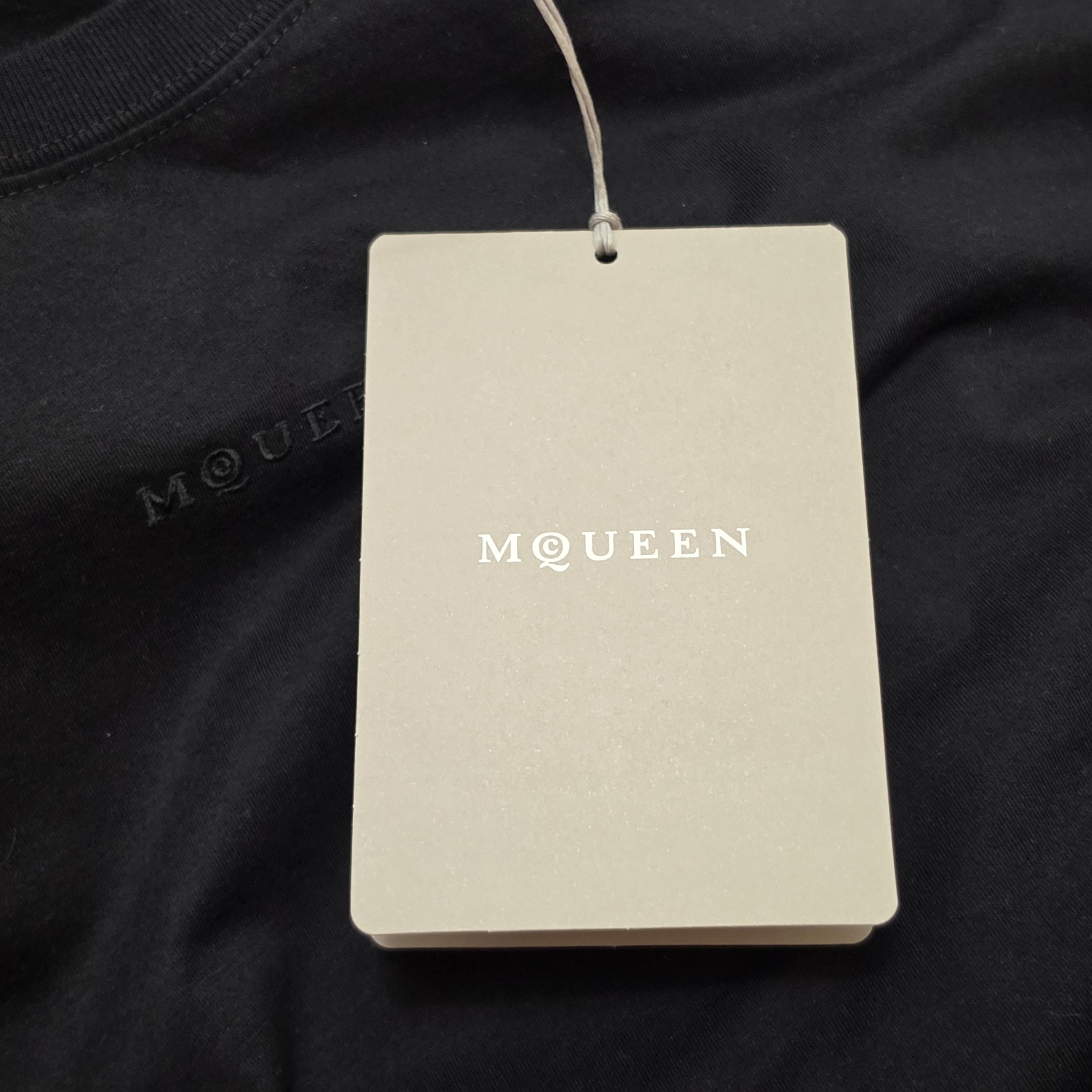 Alexander McQueen Embroidered logo t-shirt Size US XL / EU 56 / 4 - 8 Thumbnail