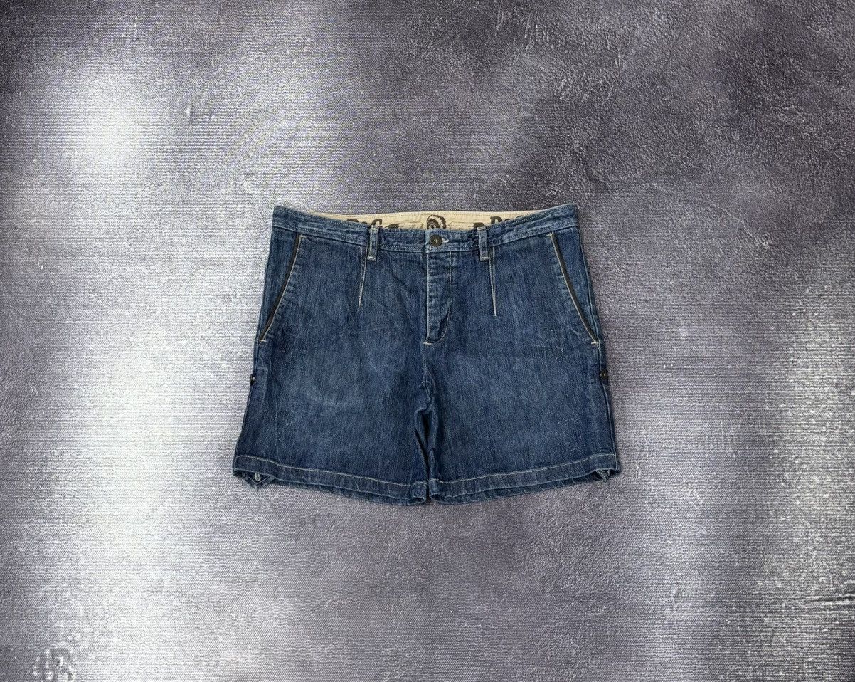 Dolce & Gabbana Vintage Dolce & Gabbana Women’s Blue Hype Mini Denim Shorts Size 34" / US 12 / IT 48 - 1 Thumbnail