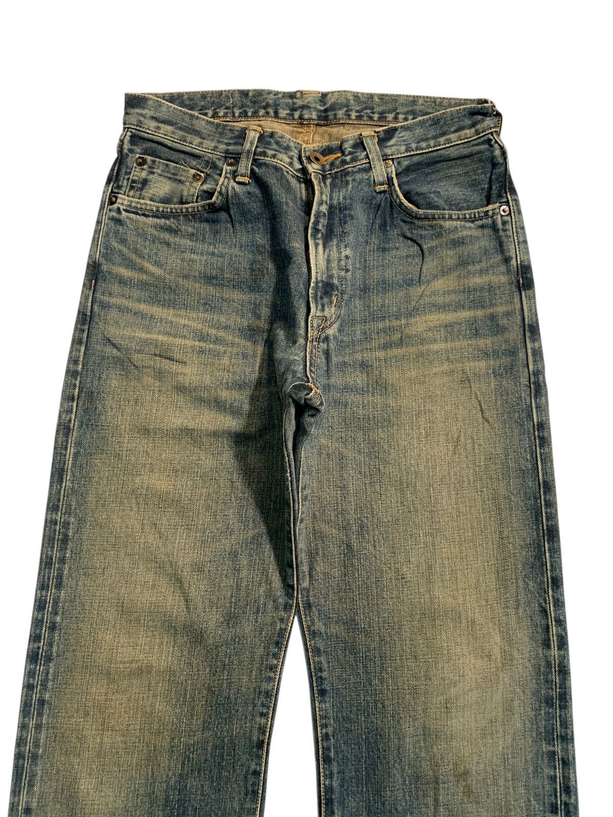 Kapital VINTAGE EDWIN 505XX SELVEDGE FADED&RUSTY JAPANESE DENIM Size US 29 - 6 Thumbnail