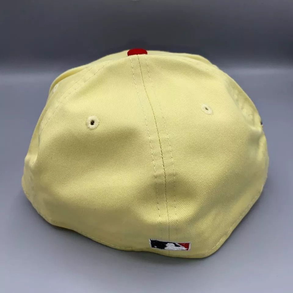New Era Boston Red Sox Hat Men 7 5/8 59Fifty New Era MLB Fitted Cap Size ONE SIZE - 4 Thumbnail