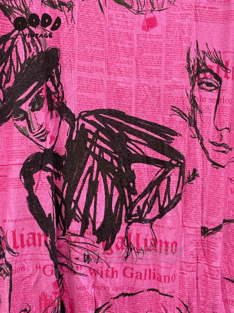John Galliano John Galliano Graffiti T-Shirt Dress Size US S / EU 44-46 / 1 - 8 Thumbnail