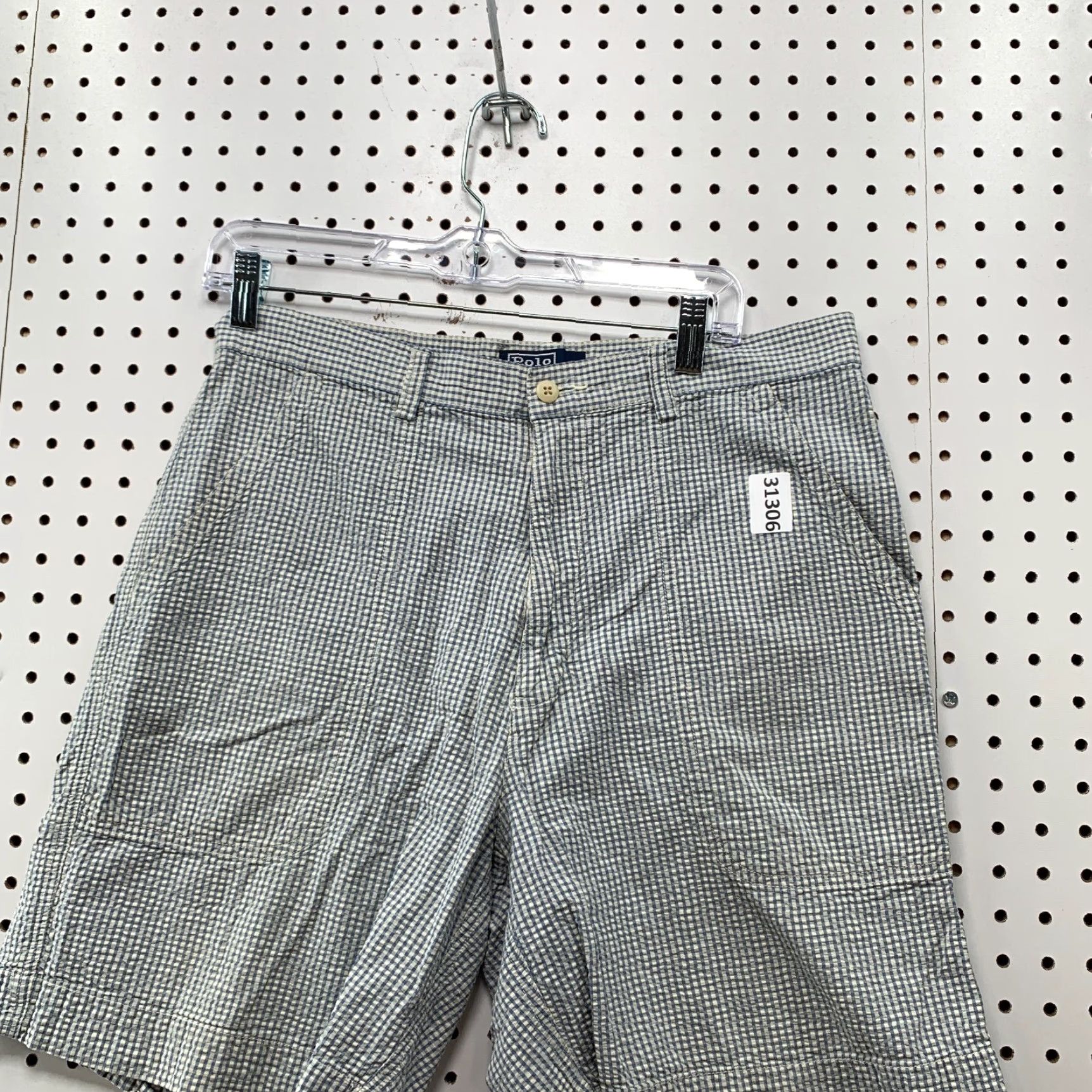 Polo Ralph Lauren VINTAGE Polo Ralph Lauren Chino Short Mens 33x8 White Blue Check Casual Shirt Mens Vintage Polo Ralph Lauren Chino Short 33x8 White/Blue Check Casual Size US XS / EU 42 / 0 - 2 Thumbnail