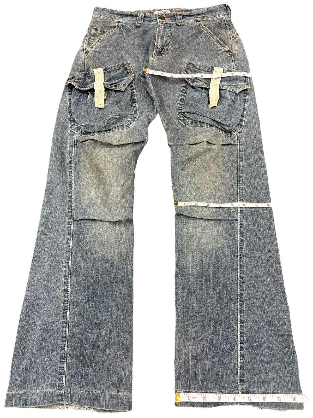 Edwin Exclusive Vintage Edwin XV Flare Cargo Bush Pants Size US 31 - 9 Thumbnail