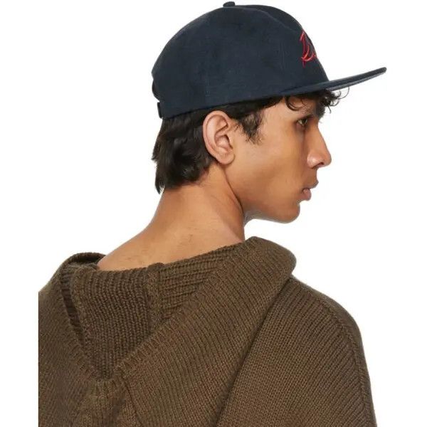 Rhude o1wfsh0625 Size: OS / Cursive Logo Cap / Hat in Black Size ONE SIZE - 3 Thumbnail