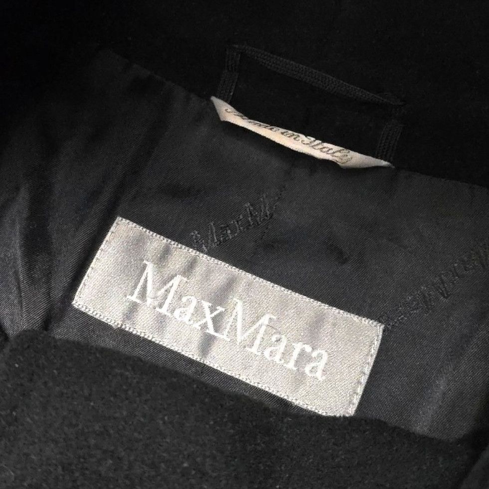Max Mara Max Mara 100% wool Woolmark warm navy coat winter spring Size M / US 6-8 / IT 42-44 - 8 Thumbnail