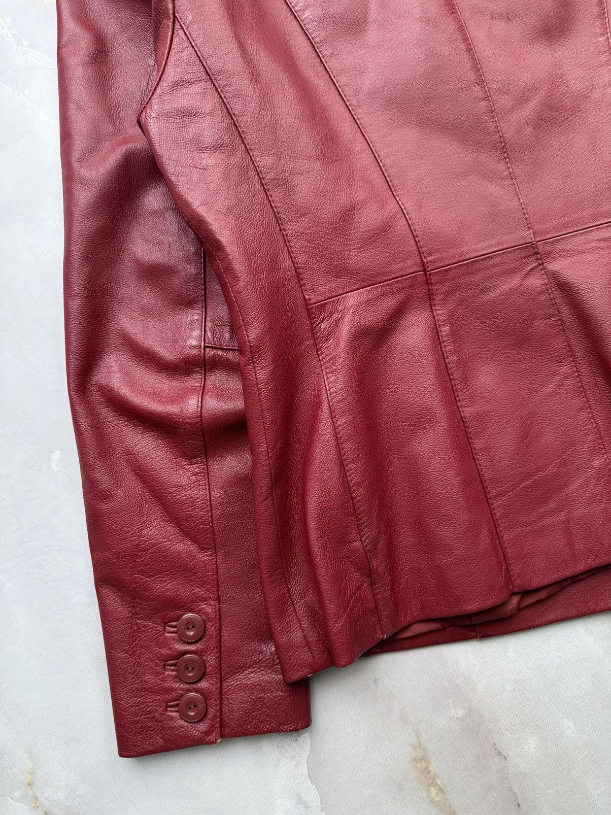 Japanese Brand Vintage Leather Jacket Size S / US 4 / IT 40 - 12 Thumbnail