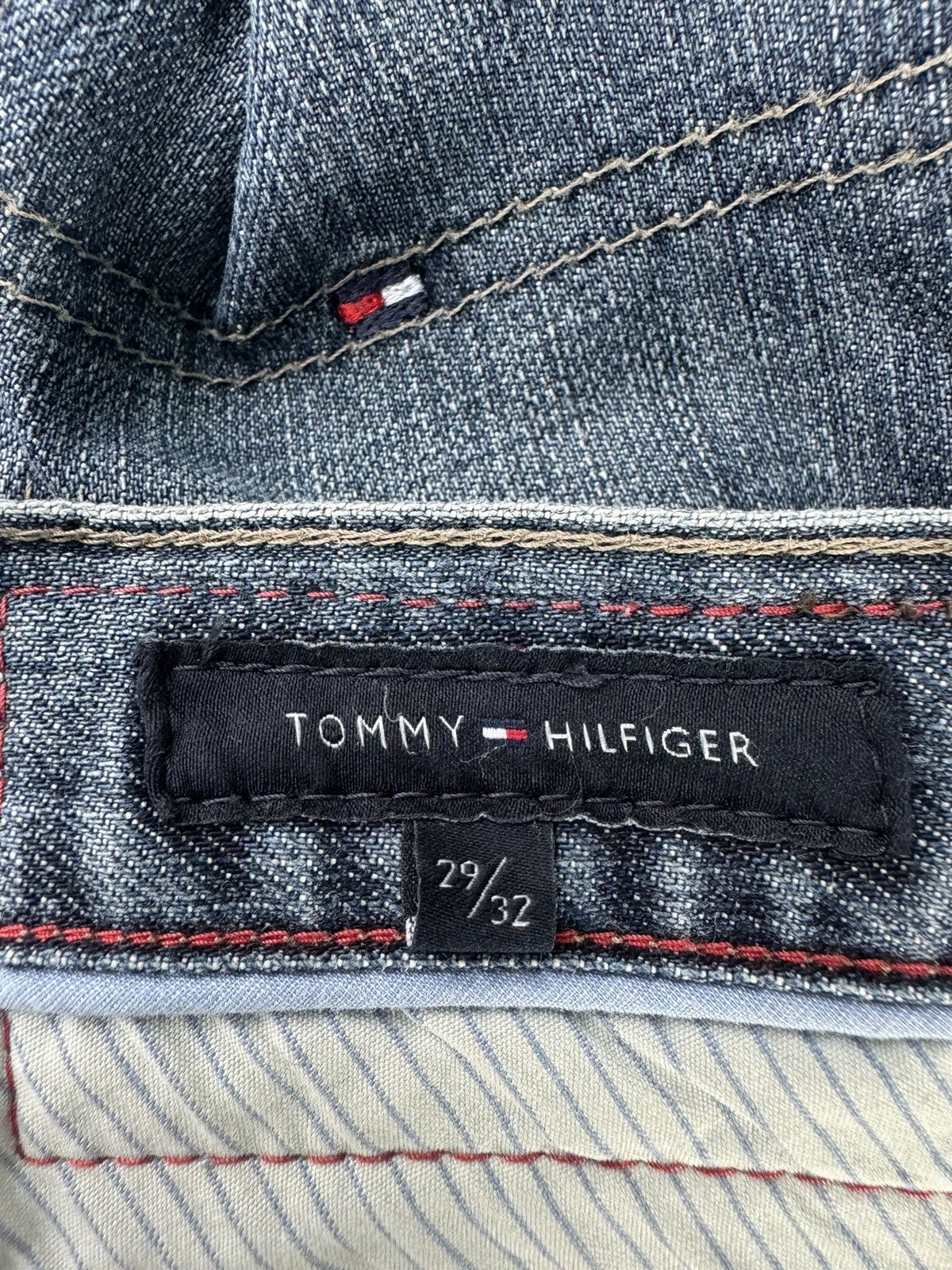 Tommy Hilfiger Crazy Vintage Y2K Tommy Hilfiger Madison Straight Denim Pant Size US 29 - 17 Thumbnail
