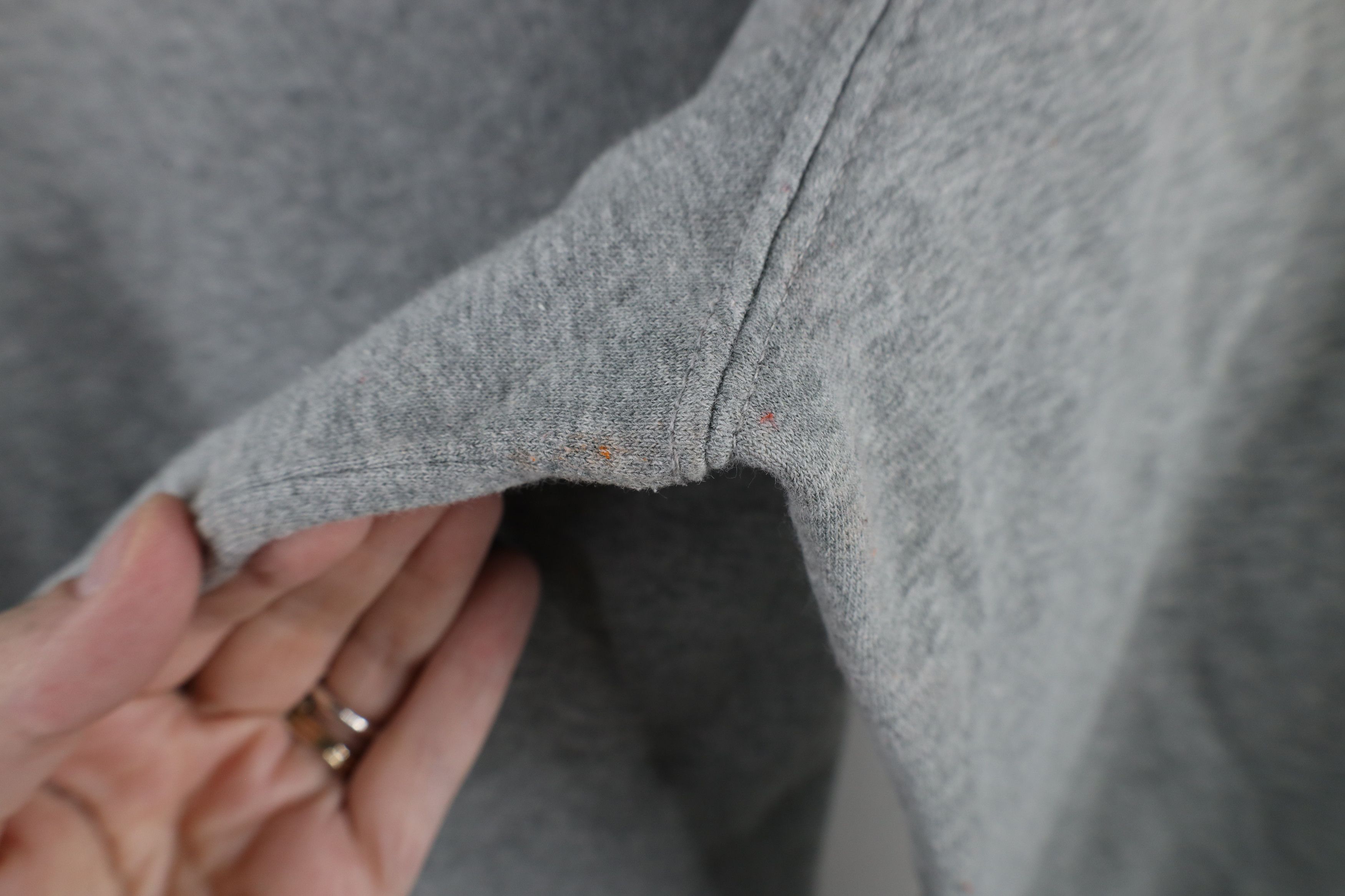 Nike × Vintage Vintage Nike Mini Swoosh Crewneck Sweatshirt Heather Gray Size US L / EU 52-54 / 3 - 5 Thumbnail