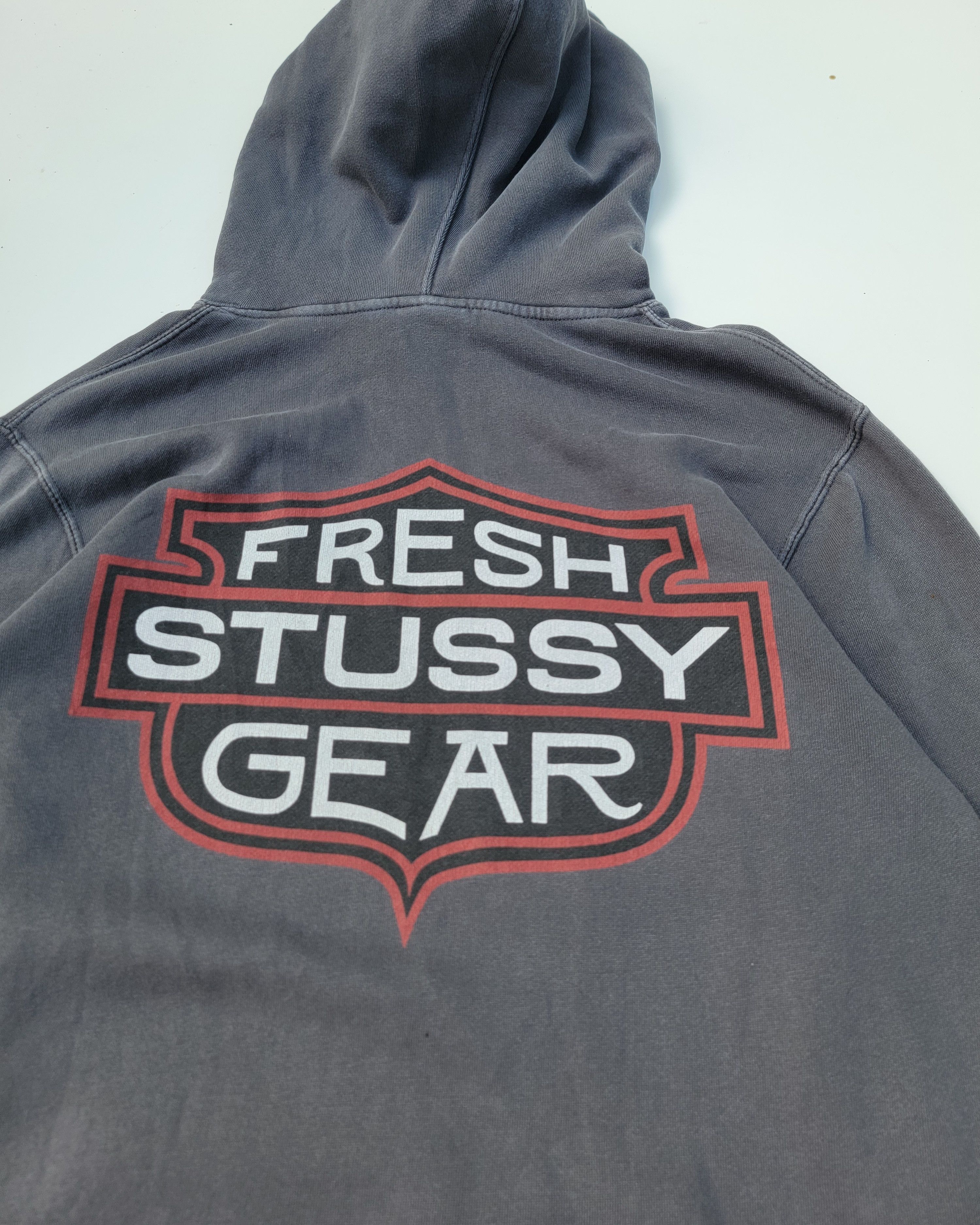Stussy ✅️Vintage Stussy Gear Hoodie Pullover Size US L / EU 52-54 / 3 - 5 Thumbnail