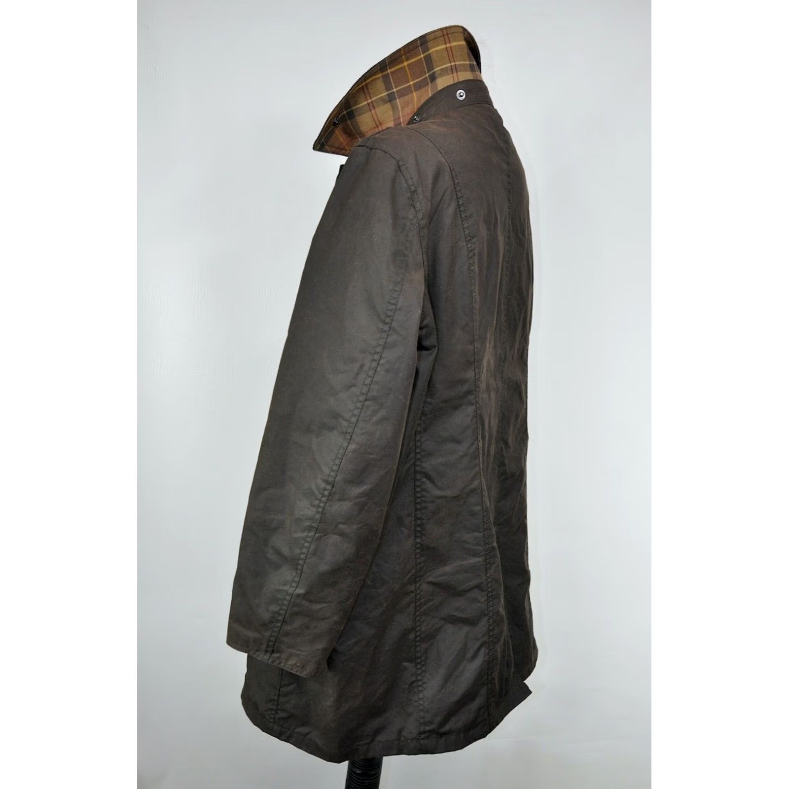 Barbour BARBOUR BELSAY Waxed Cotton Jacket Coat Brown size US 14 UK 18 Womens Regular Size XS? Size XL / US 12-14 / IT 48-50 - 4 Thumbnail