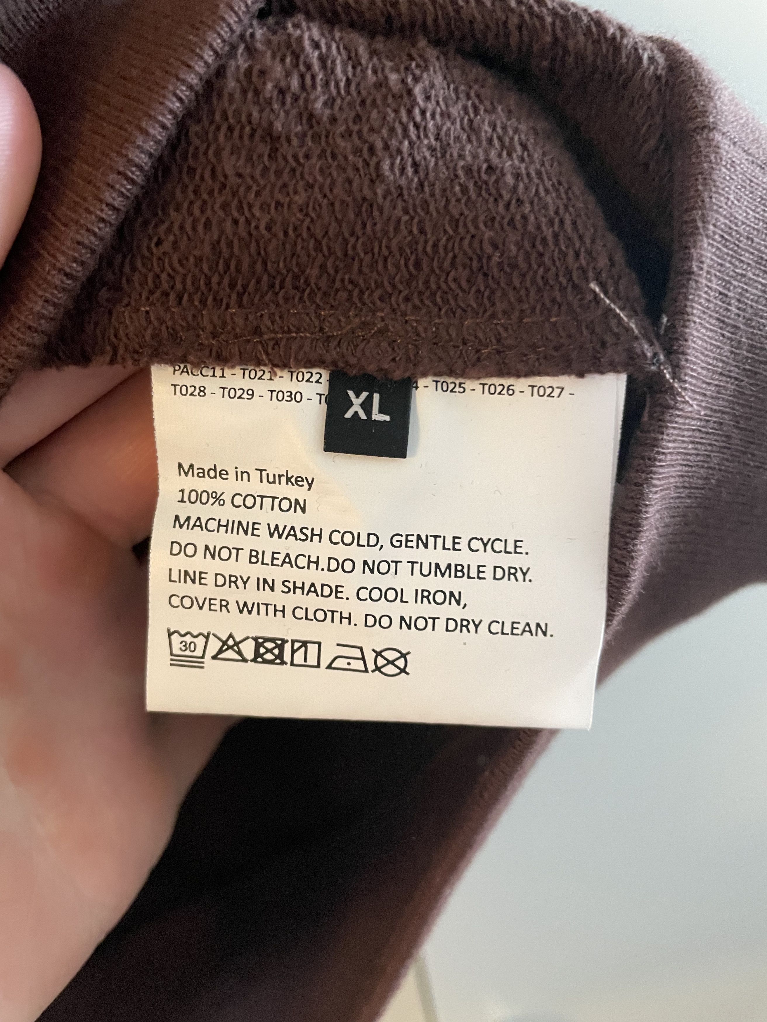 PACCBET Rassvet (PACCBET) Big Logo Sweatshirt (Brown) Size US XL / EU 56 / 4 - 4 Thumbnail