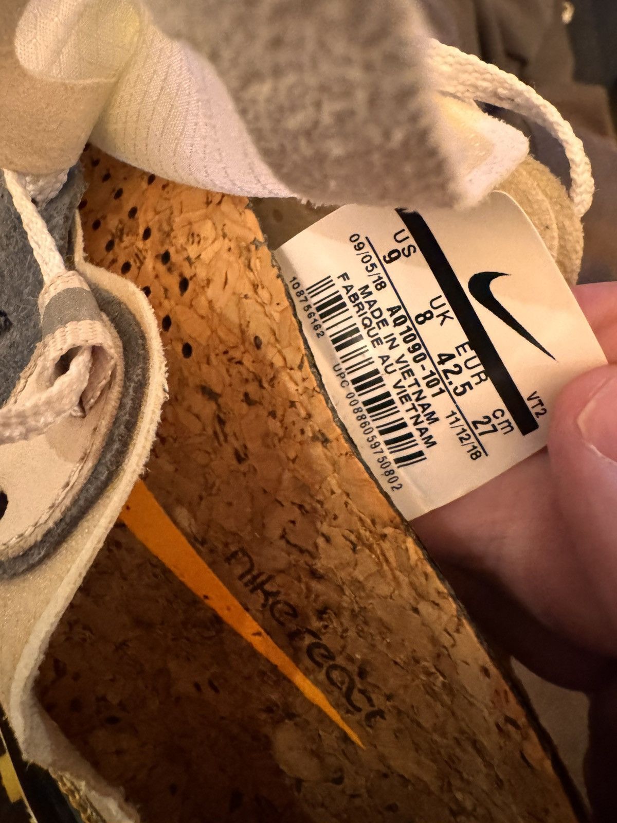 Nike Nike React Element 87 in ‘Light Orewood Brown’ Size US 9 / EU 42 - 2 Thumbnail