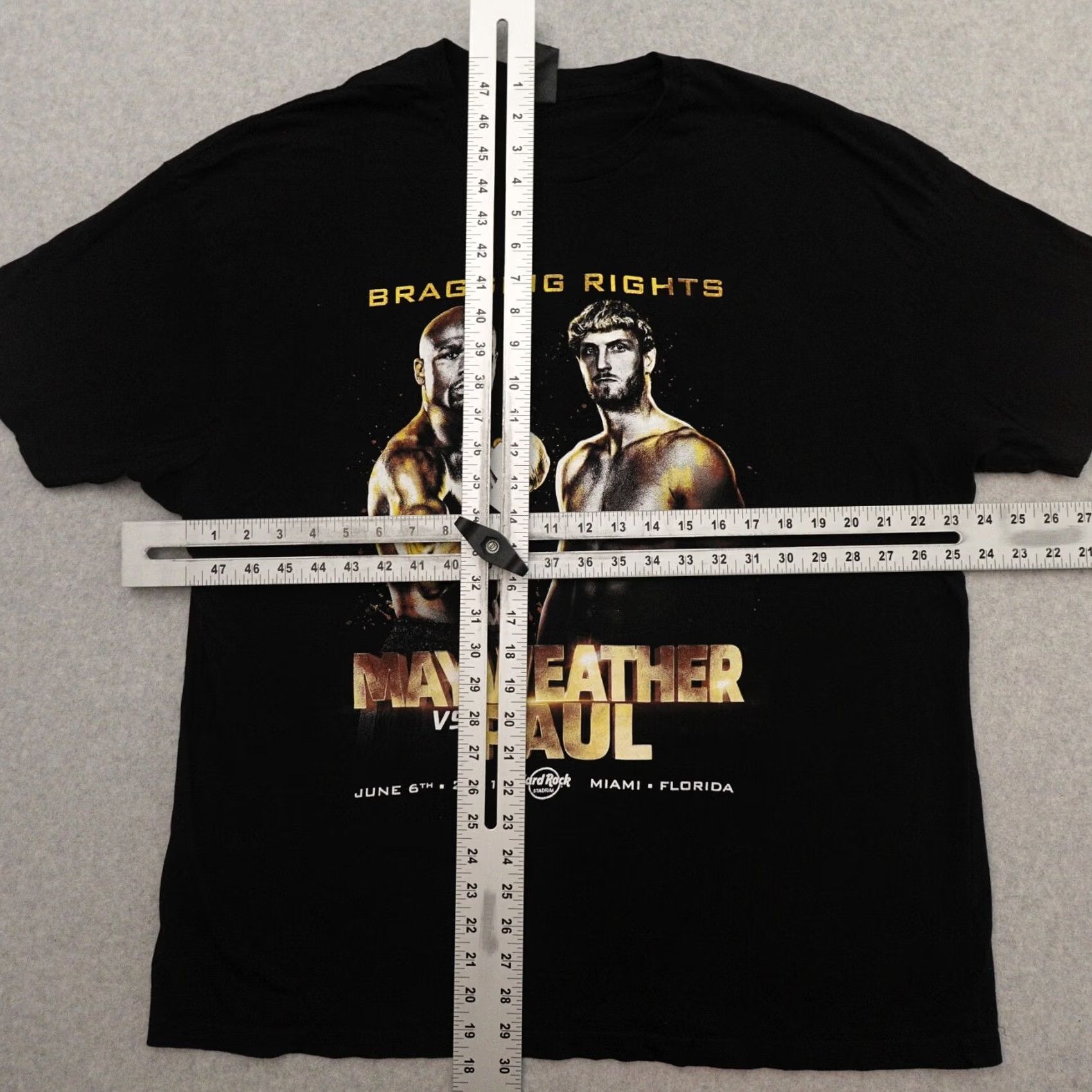 Vintage Mayweather vs Paul XL (23X30) Bragging Rights Black Crewneck Graphic Event Men XL Black Boxing MEASUREMENTS ARE PROVIDED IN PICTURES Size US XL / EU 56 / 4 - 4 Thumbnail
